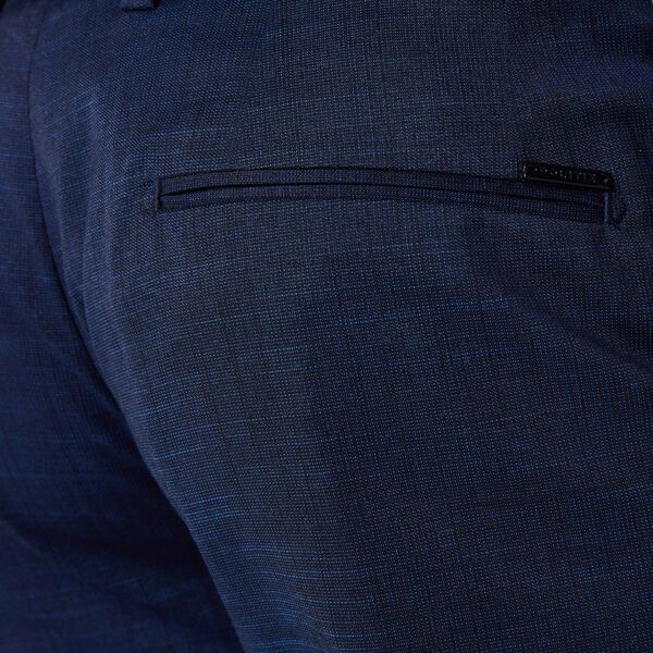 Mens Dark Blue Tailored Suit Pant